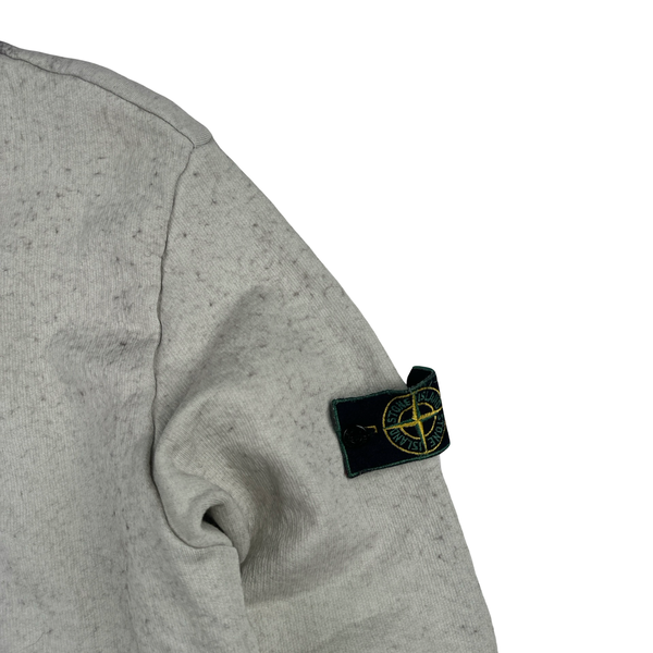 Stone Island AW2000 Wool Blend White Crewneck Jumper - Large