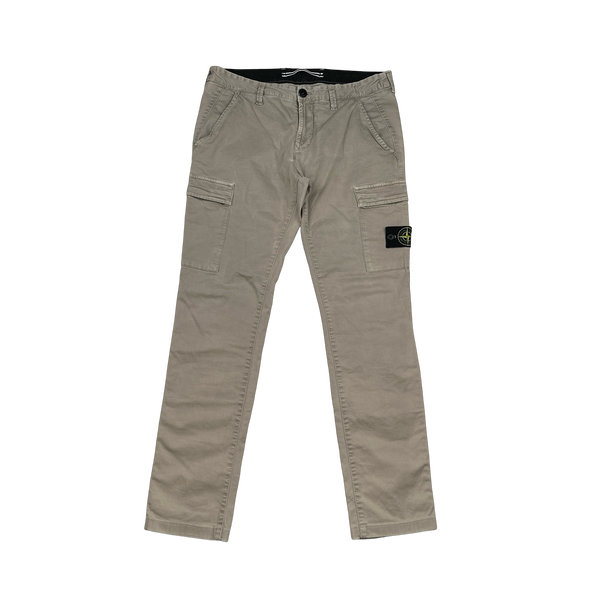Stone Island 2018 Beige SK Fit Cargos - 32"