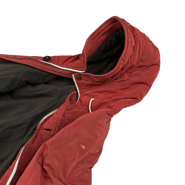 CP Company 2010 Red Chrome Down Filled Puffer Jacket - XL