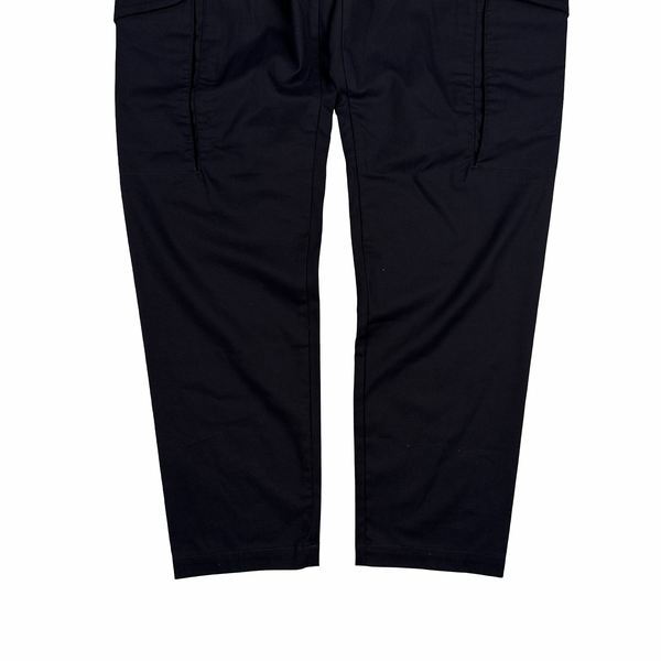 Stone Island 2023 Black Stellina Regular Tapered Cargos - 32"