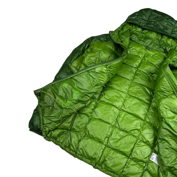 Montbell Green Lightweight Down Filled Ripstop Puffer Jacket - Medium