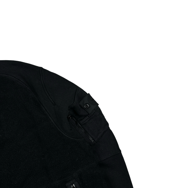 Stone Island 2019 Black Shadow Project Fleece Bomber - Large