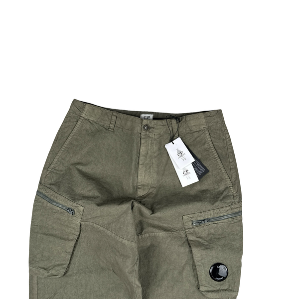 CP Company Khaki Ba Tic Cargo Trousers - Small