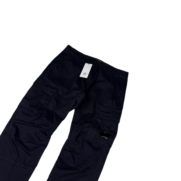 CP Company Navy Loose Fit Lens Viewer Cargos - Medium