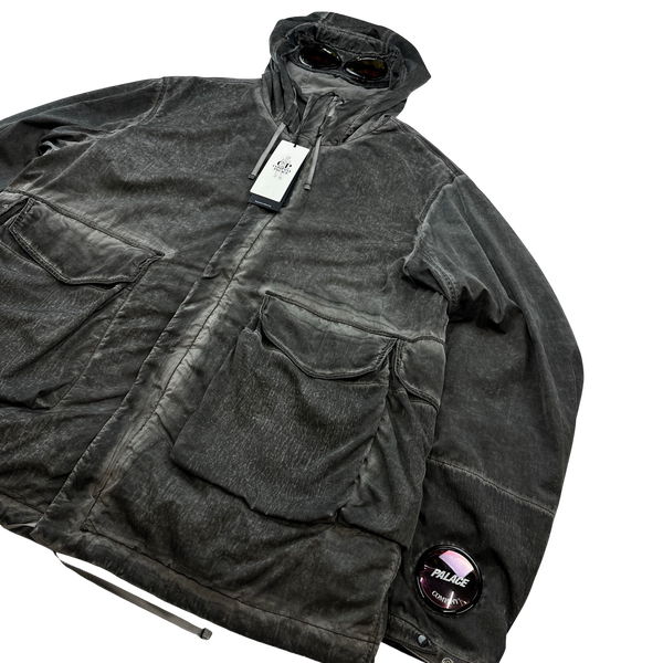 CP Company x Palace Grey Nylon La Mille Goggle Jacket - XL