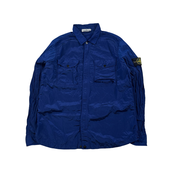 Stone Island 2015 Ultramarine Nylon Metal Overshirt - XL