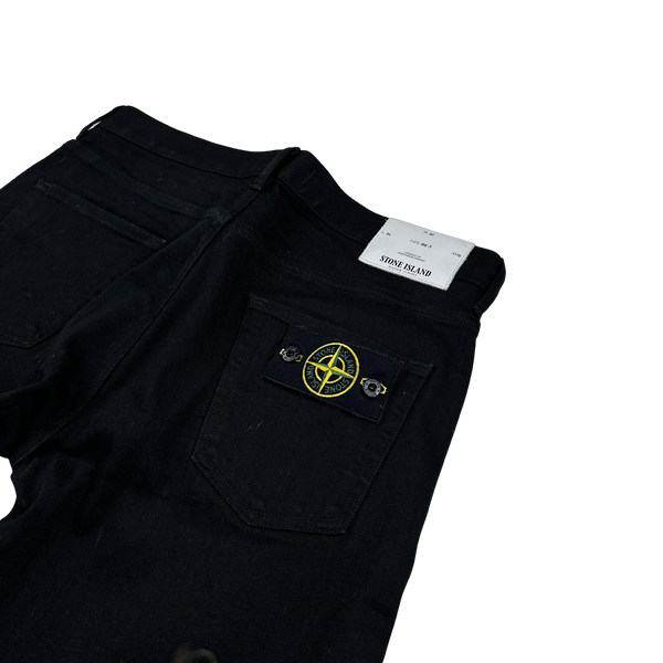 Stone Island Black 2015 RE T Denim Jeans - 30"