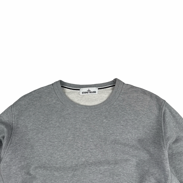 Stone Island 2015 Grey Cotton Crewneck Sweatshirt - XL