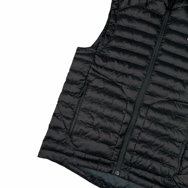 North Face Black Circular Down Puffer Gilet Jacket - Small