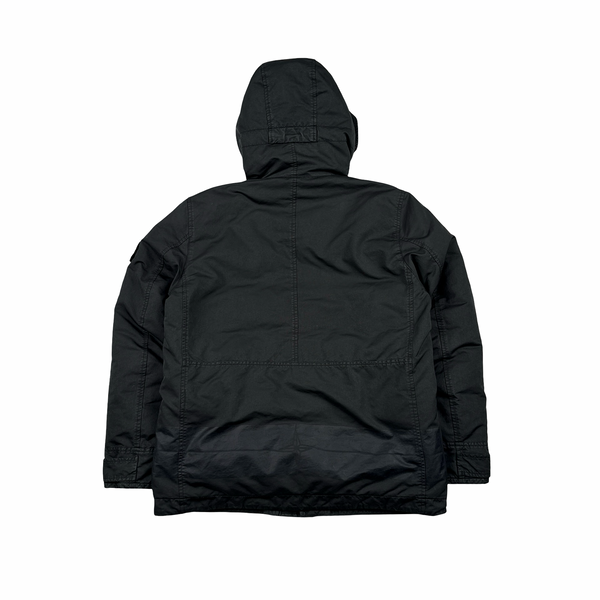 Canada Goose Black Down Hooded Gloved Jacket - Small