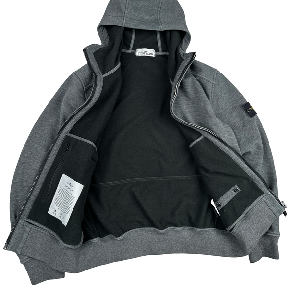 Stone Island 2014 Dark Grey Hooded Soft Shell - Large