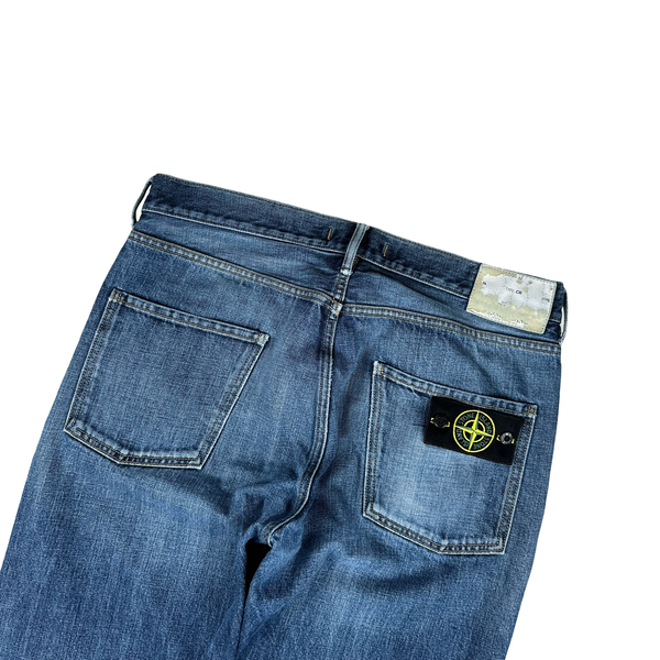 Stone Island CR Dark Wash Denim Jeans - 34"