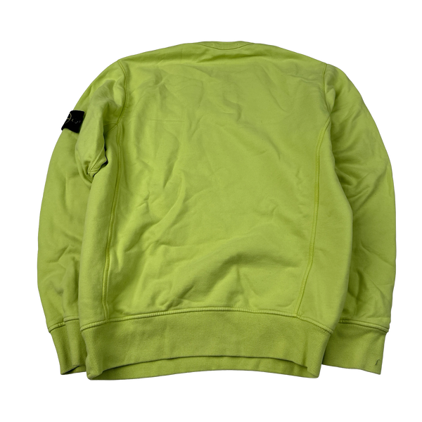 Stone Island 2019 Yellow Cotton Crewneck - Medium