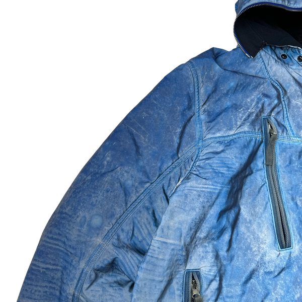 Stone Island 2010 Blue Liquid Reflective Jacket - XL