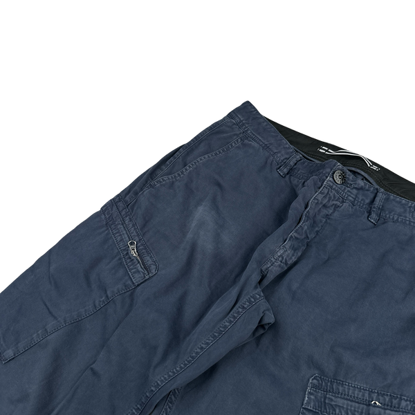 Stone Island 2017 Navy Cotton Twill Cargos - 32"
