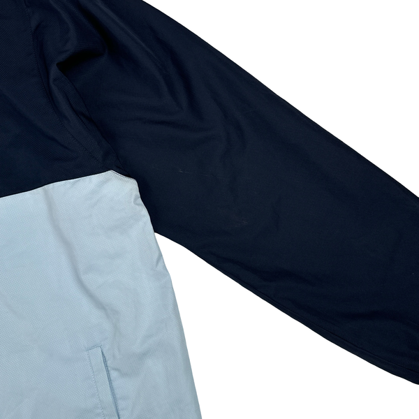 Supreme X Lacoste Baby Blue Colour Block Spellout Tracksuit Set - XL
