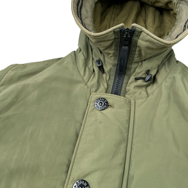 Stone Island 2019 Military Green Micro Reps Primaloft Jacket - Small