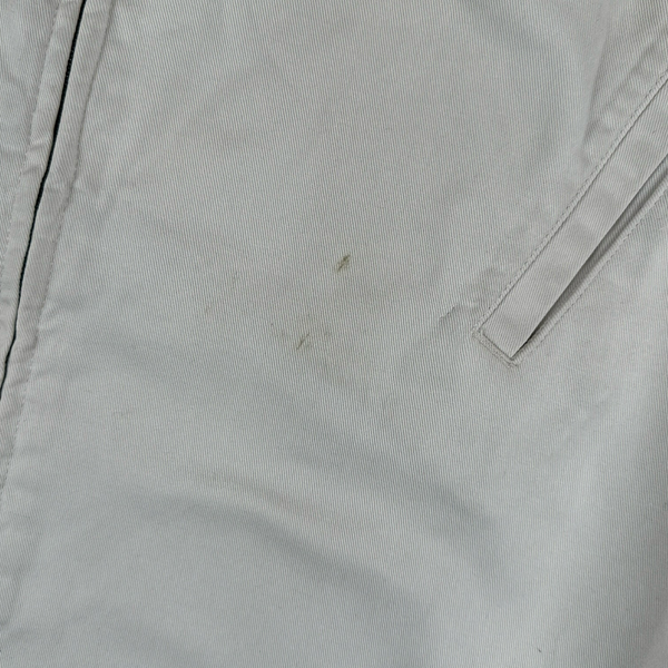Ralph Lauren White Harrington Zipped Jacket - XL