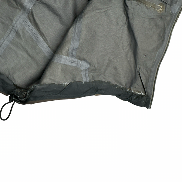 Arcteryx Brown Two Tone Gore-tex Pro Zipped Hooded Jacket - Large