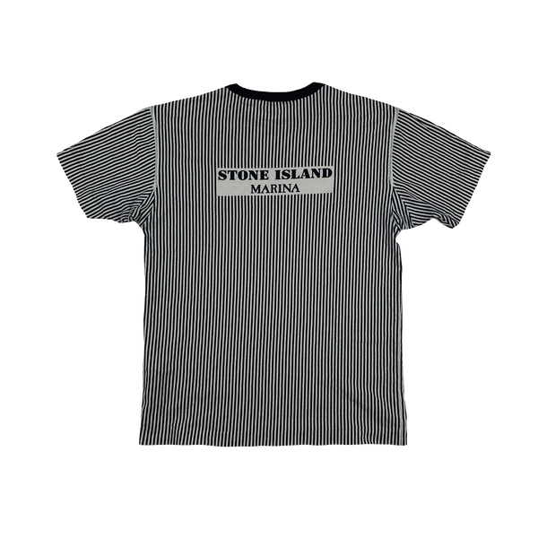Stone Island 2019 Striped Marina T Shirt - Medium