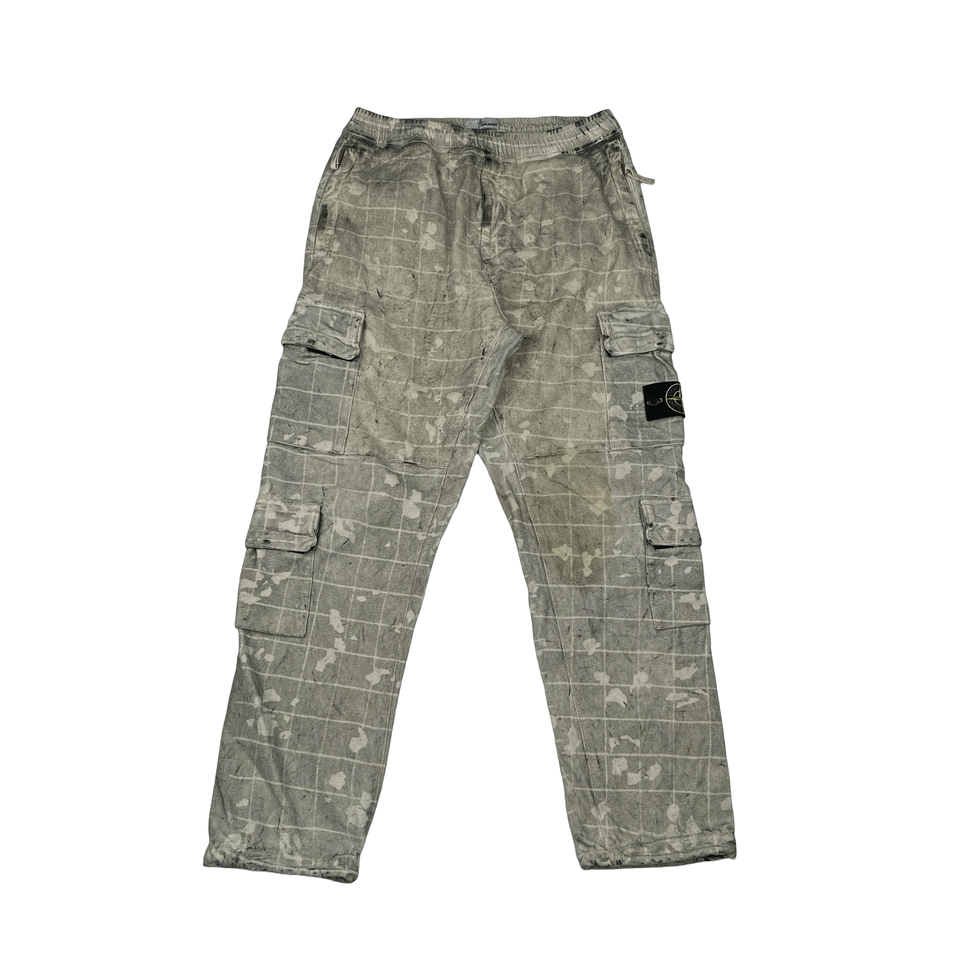 Stone Island Dust Ghillie Laser Camo Cargo Trousers - 30