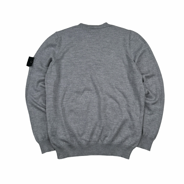 Stone Island 2020 Shadow Project Grey Knit Jumper - Medium