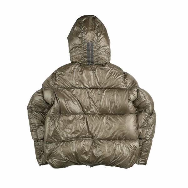 Canada Goose Gold Black Badge Crofton Down Jacket - Large