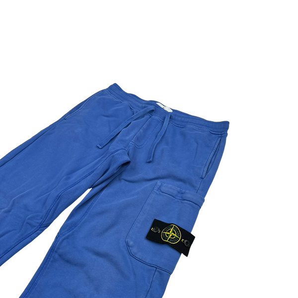 Stone Island 2019 Blue Slim Fit Cotton Joggers - Medium