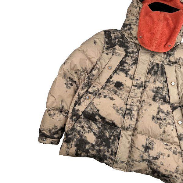 Stone Island 2024 Ice Earth Mapping Camouflage Down Jacket - Large