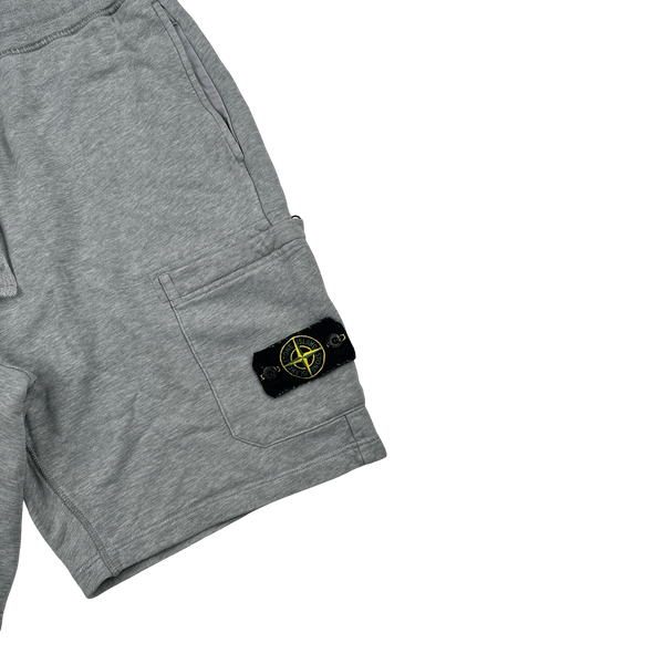 Stone Island 2020 Grey Cotton Shorts - Medium