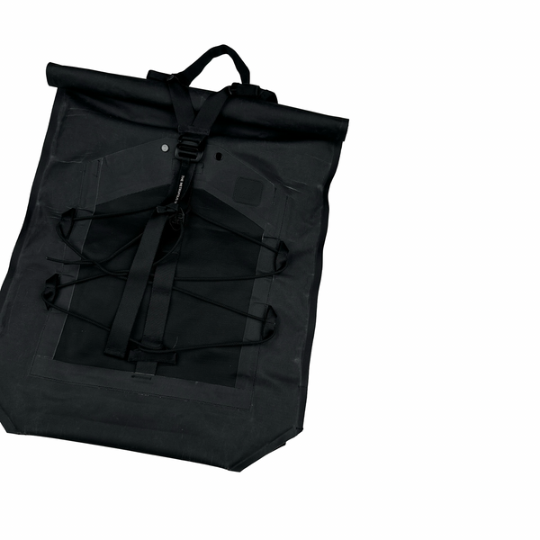 CP Company Black Nylon Resin Metropolis Dry Bag