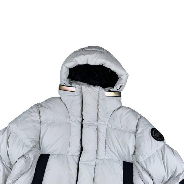 Canada Goose Frost Grey Down Osborne Black Label Jacket - XL