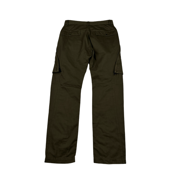 Stone Island 2010 Shadow Project Khaki Cotton Zipped Cargo Trousers - 30"