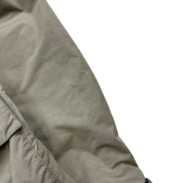 CP Company 2009 Beige Nylon Blend Tinto Terra Multi Pocket Field Jacket - XXL