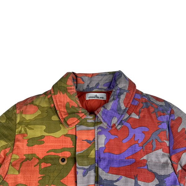 Stone Island 2022 Heritage Camo Down Filled Puffer Jacket - Medium