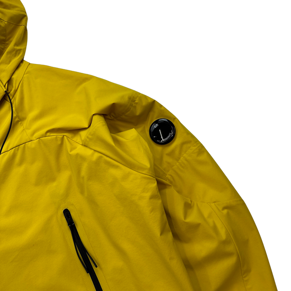 CP Company Yellow Hooded Pro Tek Jacket - 3XL