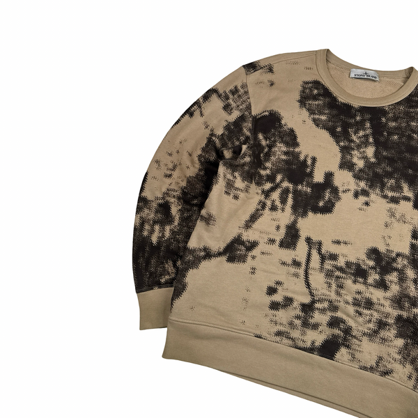 Stone Island 2024 Organic Camouflage Pullover Crewneck - Medium