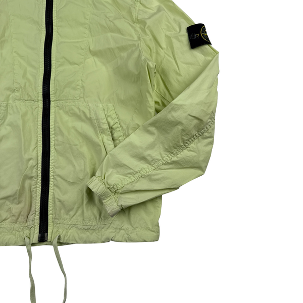 Stone Island 2017 Yellow Tela Paracadute Hooded Jacket - Small