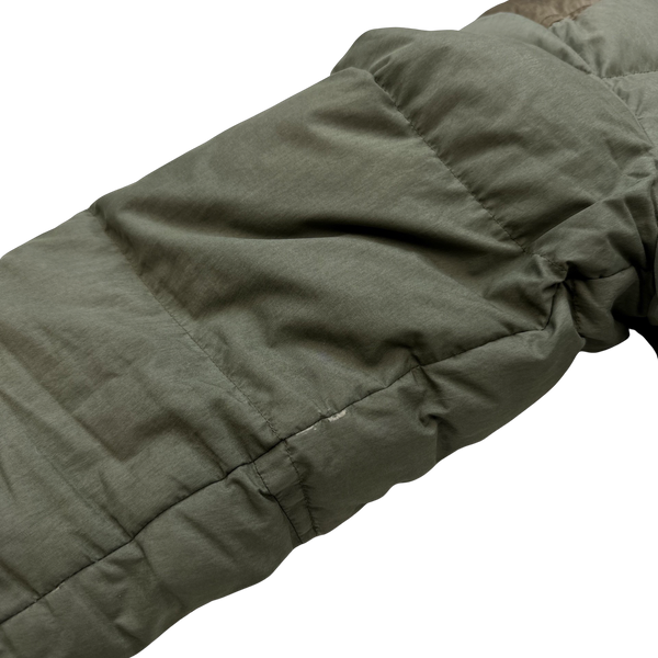 CP Company 50 Fili Khaki Puffer Jacket - Medium