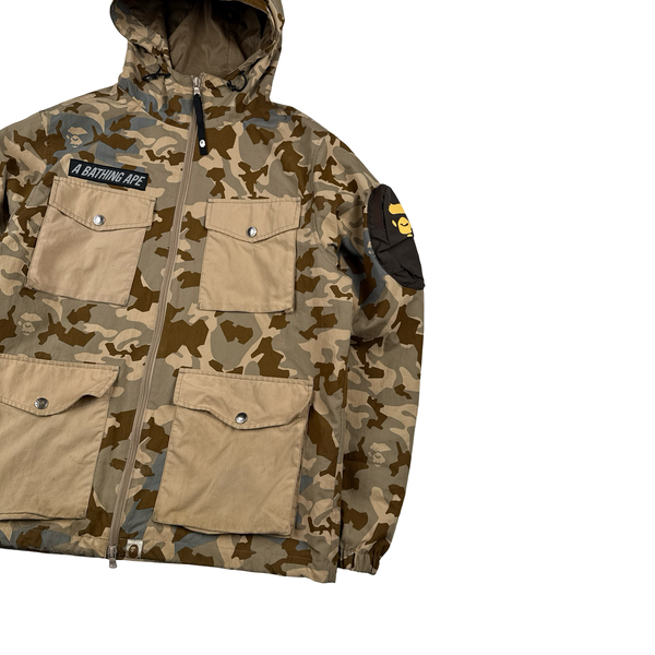 BAPE Camo Beige Camo Multi-Pocket Jacket - Small