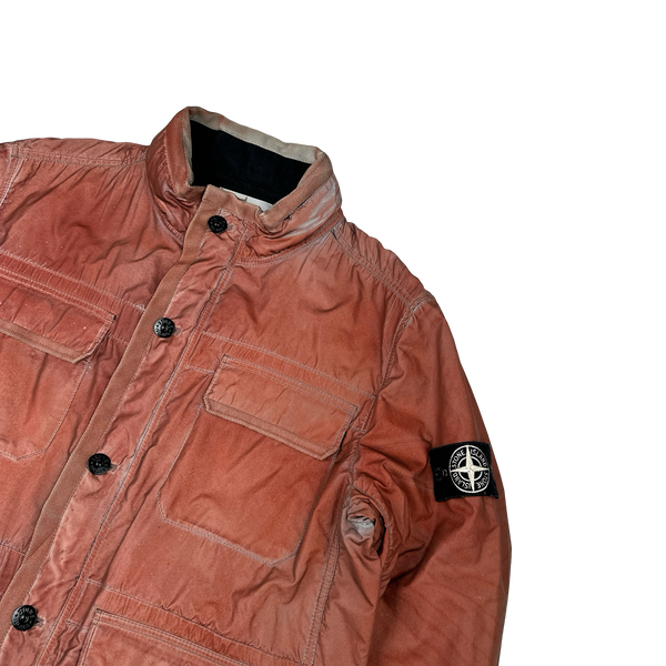 Stone Island 2012 Red Liquid Reflective Field Jacket - XL
