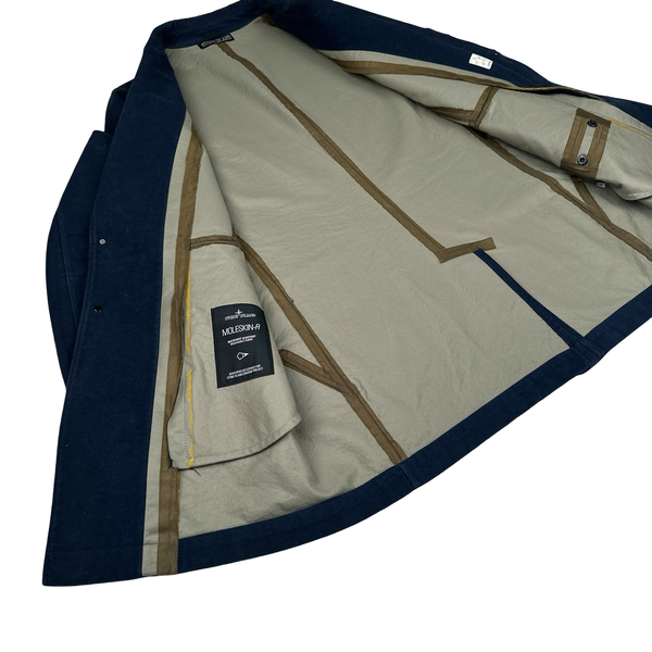 Stone Island Shadow Project Navy Cotton Moleskin R Jacket - Medium