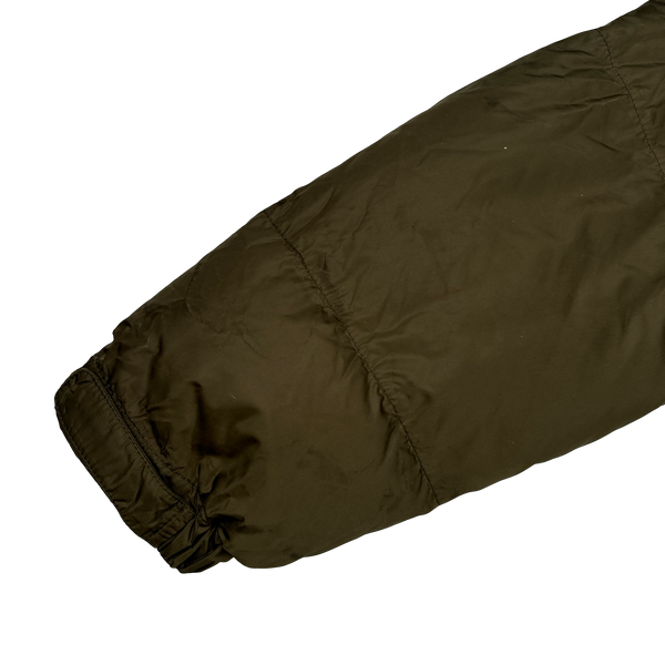 Prada Red Tab Shearling Puffer Jacket - XL