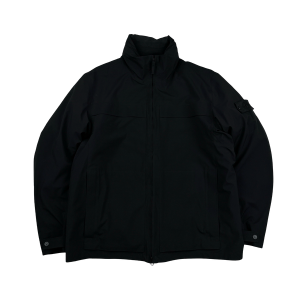 Stone Island 2018 Black Down Filled Tank Shield Ghost Piece Jacket - XXL