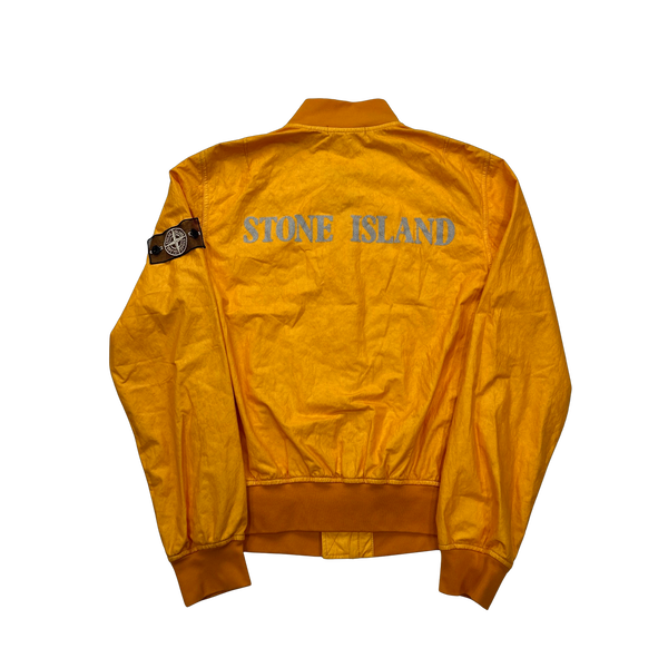 Stone Island 2010 Tyveck Special Edit140n White Mesh Badge Jacket - Medium