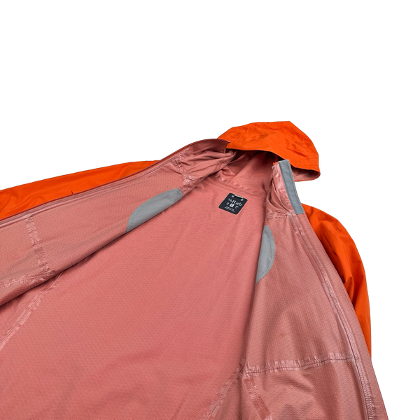 RAB Orange Pertex Sheild Spark Waterproof Rain Jacket - Medium