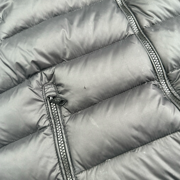 Moncler Doudoune Legere Black Hooded Gilet Jacket - Medium