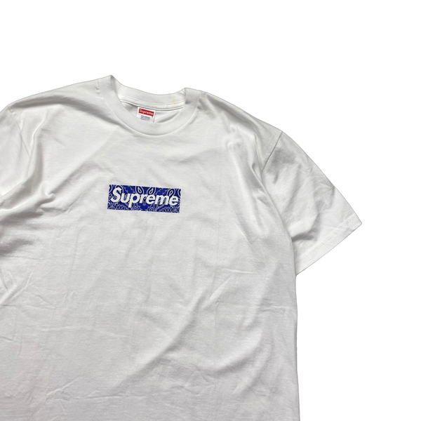 Supreme - Bandana Box Logo T-Shirt (Gray) – eluXive