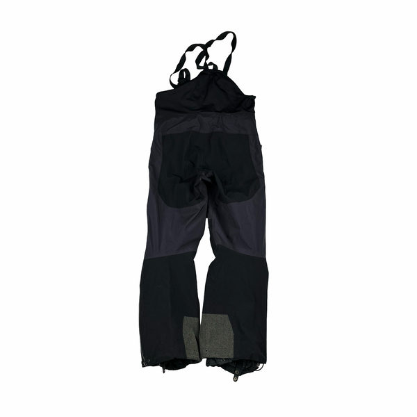Arcteryx Black Goretex Full Leg Zip Ski Overalls - Medium