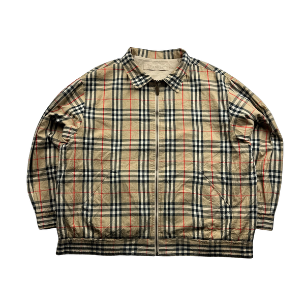 Burberry Nova Check Reversible Harrington Jacket XL